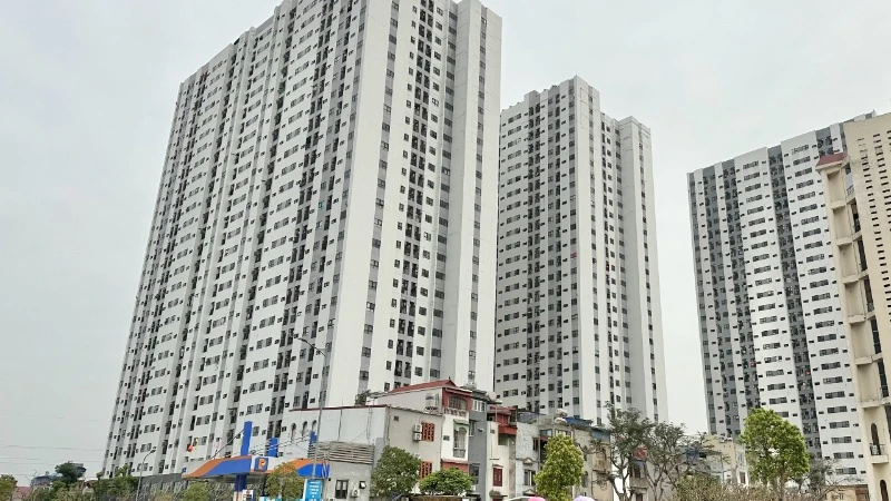Chung cư mới phường Đồng Quốc Bình được đầu tư xây dựng khang trang, hiện đại. 