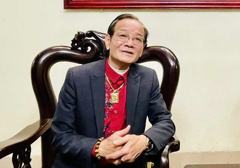 Nghệ sĩ Nhân dân Minh Thành chia sẻ về duyên nợ với cải lương. (Ảnh: Trang Anh)
