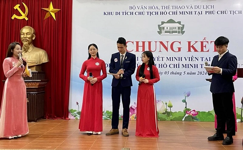 Phần thi của các sinh viên Trường đại học Văn hóa tại vòng chung kết.