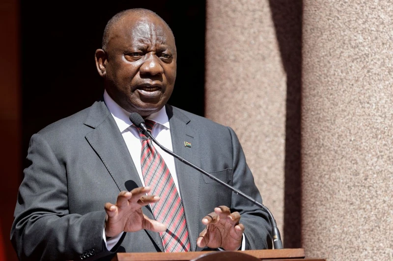 Tổng thống Nam Phi Cyril Ramaphosa công bố những thay đổi trong chính phủ.