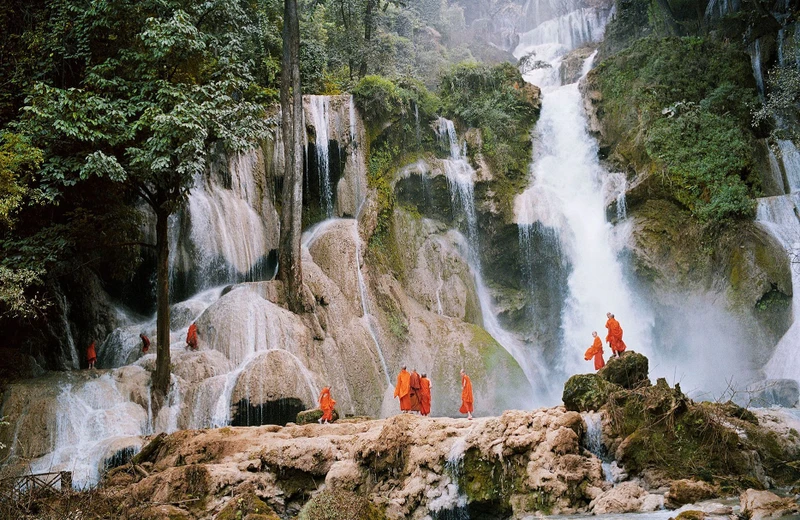 Tác phẩm của nhiếp ảnh gia Lâm Đức Hiền tại Triển lãm Mê Kông-Chuyện đôi bờ, Photo Hanoi ’21. Nguồn: Viện Pháp tại Hà Nội