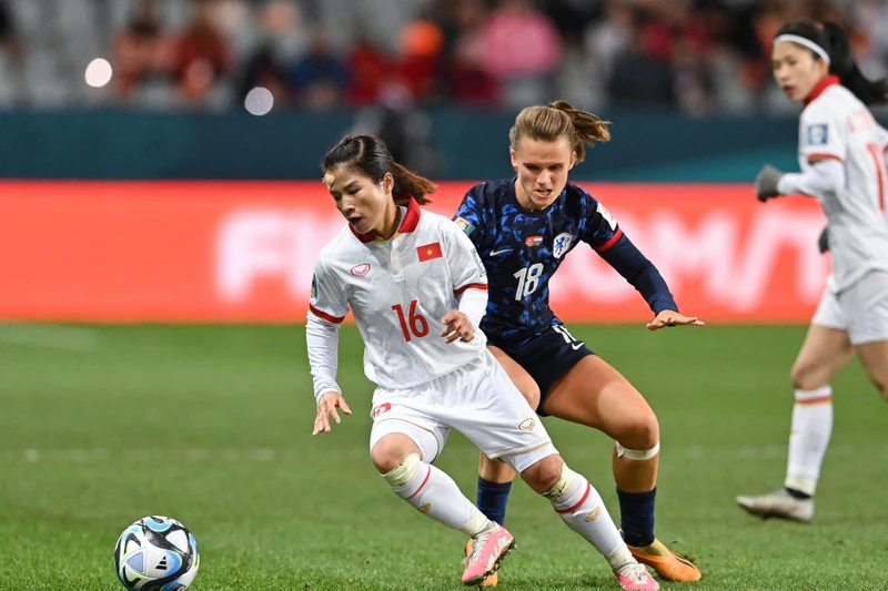 Tiếng vang ở World Cup được kỳ vọng sẽ thúc đẩy bóng đá nữ Việt Nam phát triển. Ảnh: AFP