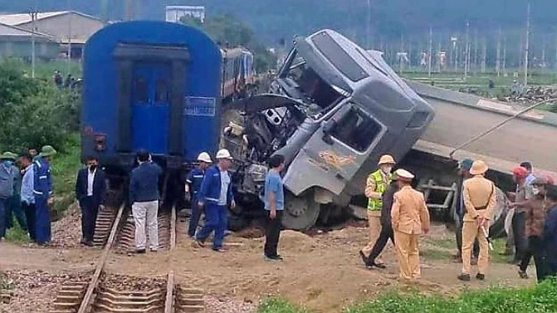 Rất may vụ tai nạn không có thương vong về người.