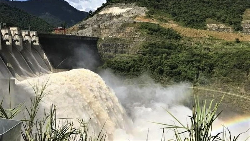 Hồ chứa thủy điện Khe Bố, xã Tam Quang, huyện Tương Dương. (Nguồn: Chi cục Thủy lợi Nghệ An)