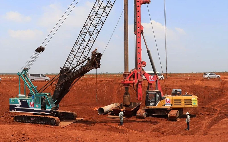 Hoàn thành gần 1.500 cọc móng nhà ga sân bay Long Thành