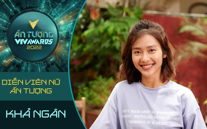 Nữ diễn viên Khả Ngân lần đầu có mặt trong danh sách đề cử. (Ảnh: VTV)