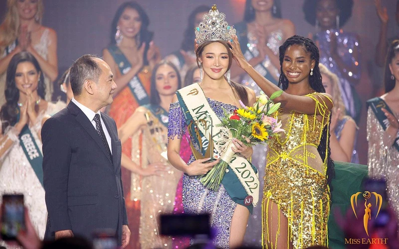 Thí sinh Hàn Quốc đăng quang Hoa hậu Trái đất. (Ảnh: Miss Earth)