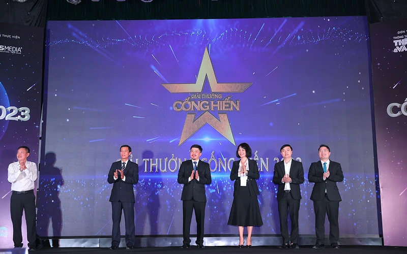 Lễ phát động Giải thưởng Cống hiến. (Ảnh: Ban tổ chức)