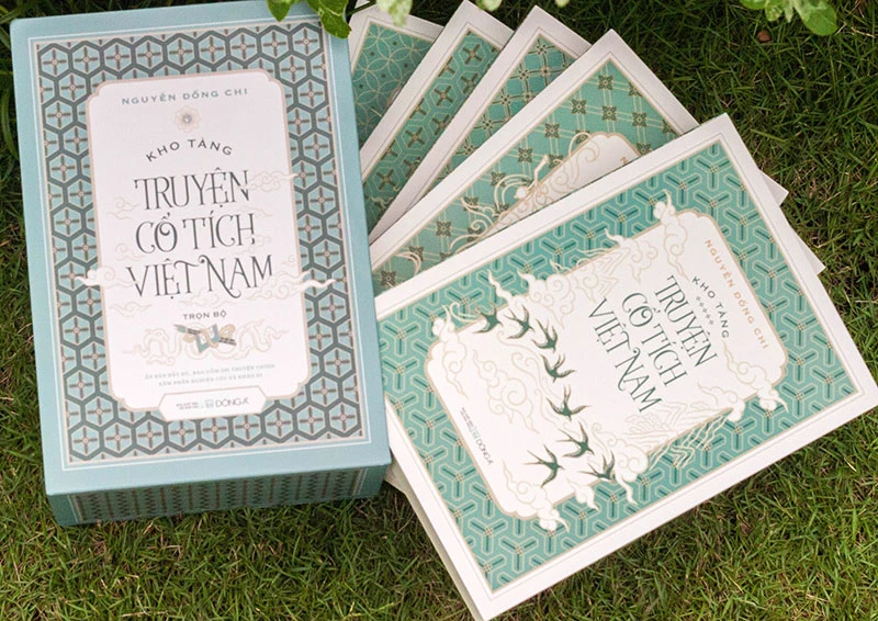 Bộ truyện “Kho tàng truyện cổ tích Việt Nam”. (Ảnh: Đông A Books).