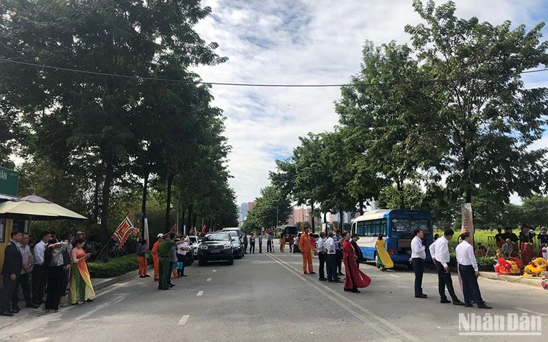 Phố Lưu Cơ, phường Xuân Tảo, Hà Nội.