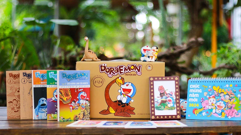 Bộ truyện đặc biệt được in với phiên bản giới hạn. (Ảnh: Nhà xuất bản Kim Đồng)