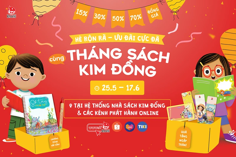 Nhiều hoạt động giao lưu, giới thiệu sách dành cho thiếu nhi trong dịp hè