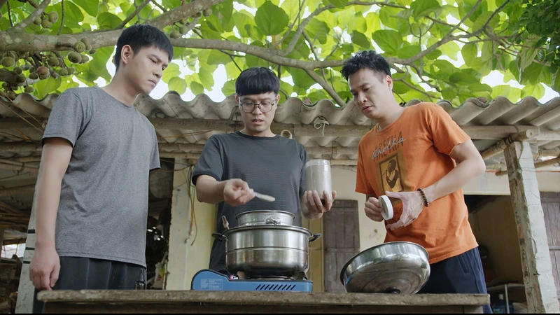 Ba anh chàng cùng nhau khởi nghiệp trong phim. (Ảnh: VFC)