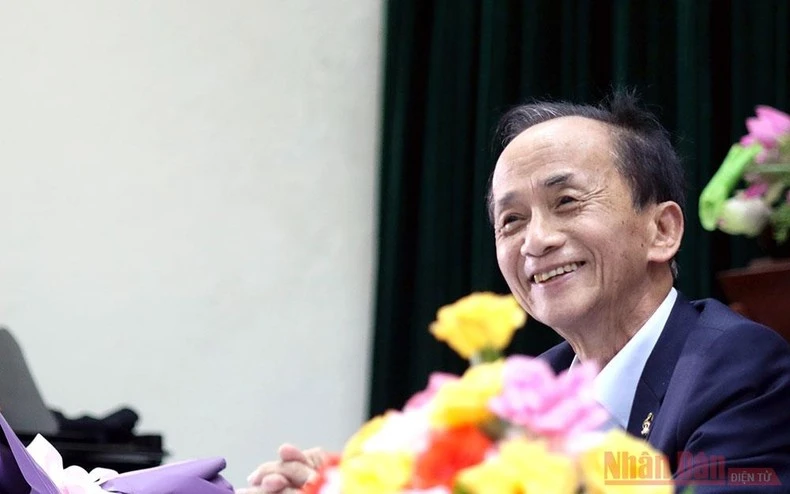 Phó Giáo sư, Tiến sĩ Nguyễn Lân Cường. (Ảnh: Thiên Phương)
