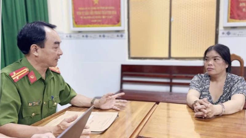 Nghi phạm Nguyễn Thị Kiều Phương.