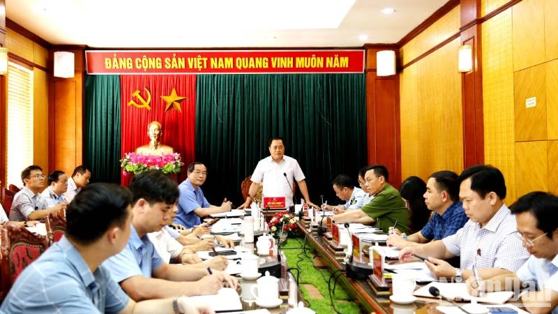 Ban chỉ đạo 389 tỉnh Lạng Sơn họp triển khai công tác ngăn chặn gia cầm nhập lậu.
