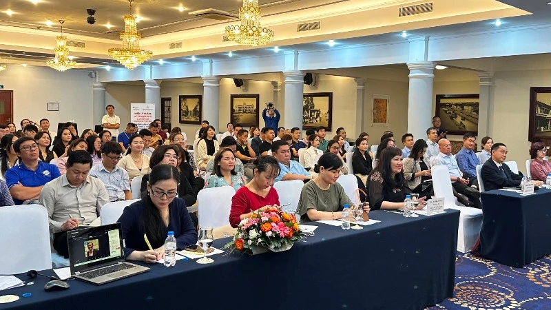 Một góc quang cảnh hội thảo.