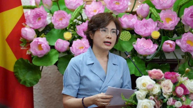 Bà Nguyễn Thị Hạnh, Vụ trưởng Vụ Pháp luật Hình sự-Hành chính, Bộ Tư pháp.