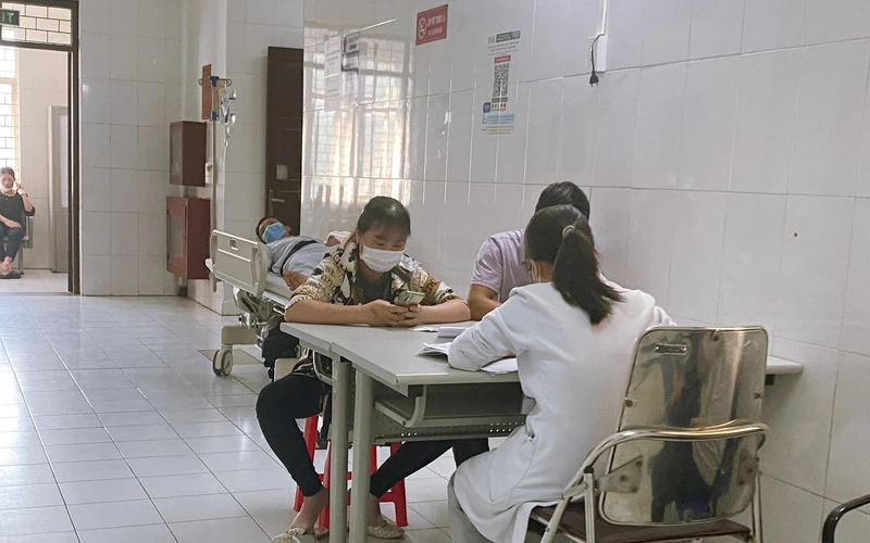 Bệnh nhân khám tại Viện Sức khỏe tâm thần, Bệnh viện Bạch Mai. 