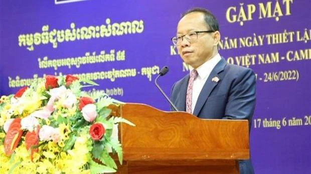 Ông Chay Navuth, Đại sứ Vương quốc Campuchia tại Việt Nam. (Ảnh: TTXVN phát)