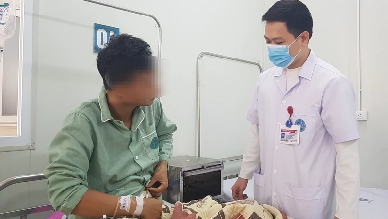 Bệnh nhân đang hồi phục sức khỏe.