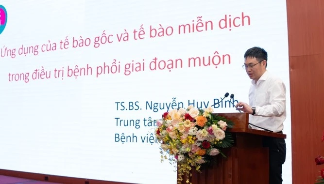 Tiến sĩ Nguyễn Huy Bình, Trung tâm Ghép phổi, Bệnh viện Phổi Trung ương.