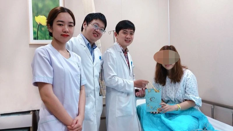 Bệnh nhân đã bình phục sức khỏe.