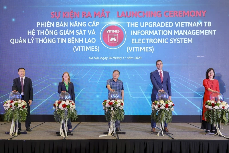 Các đại biểu dự lễ ra mắt hệ thống giám sát và quản lý thông tin bệnh lao phiên bản nâng cấp-VITIMES.
