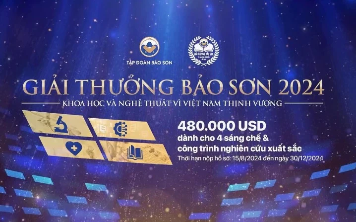 Khởi động giải thưởng Bảo Sơn 2024, tôn vinh các công trình khoa học