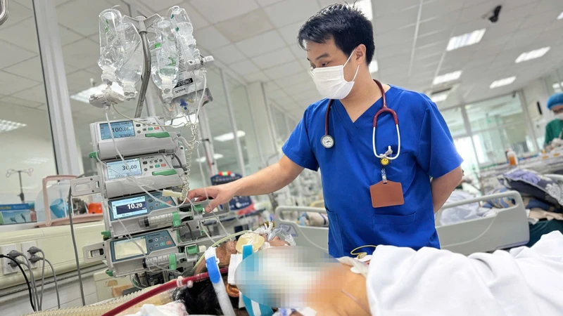 Bệnh nhân phải can thiệp ECMO.