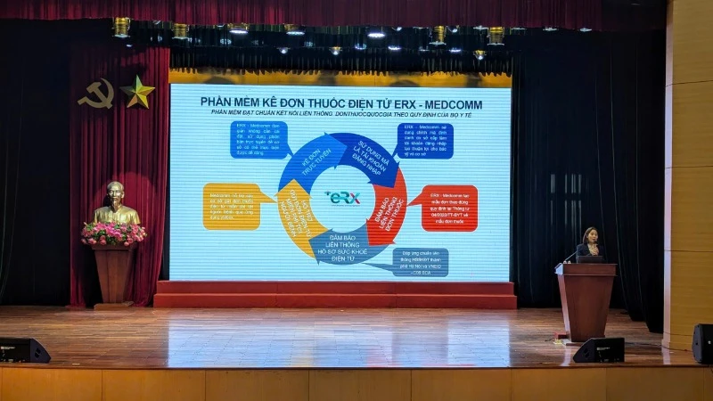Hội Tin học Y tế Việt Nam tập huấn liên thông đơn thuốc điện tử lên Hệ thống Thông tin quốc gia về quản lý kê đơn thuốc và bán thuốc theo đơn. 