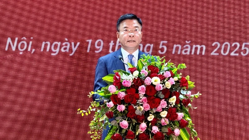 Phó Thủ tướng Chính phủ Lê Thành Long phát biểu tại lễ kỷ niệm.