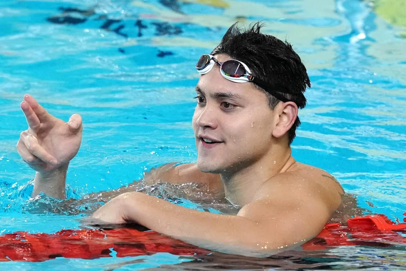 Joseph Schooling tranh tài tại SEA Games 31. (Ảnh: K.B) 