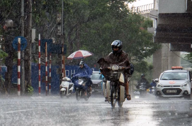 Khu vực Hà Nội từ ngày 16-17/9, có mưa rào và dông, cục bộ có mưa to. (Ảnh minh họa)