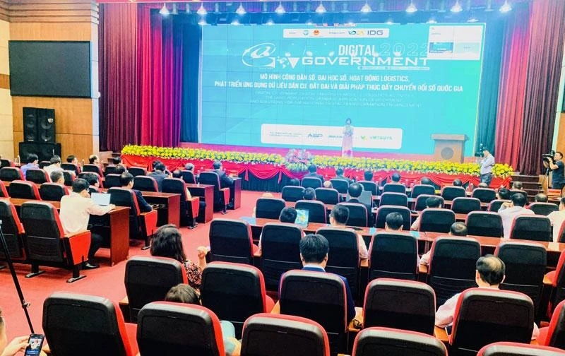 Quang cảnh Hội thảo quốc gia về Chính phủ số 2022.