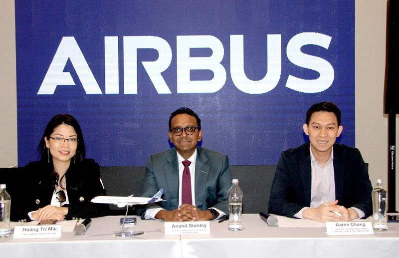 Lãnh đạo Tập đoàn Airbus khu vực châu Á-Thái Bình Dương chia sẻ thông tin về cam kết phát triển bền vững tại Việt Nam.
