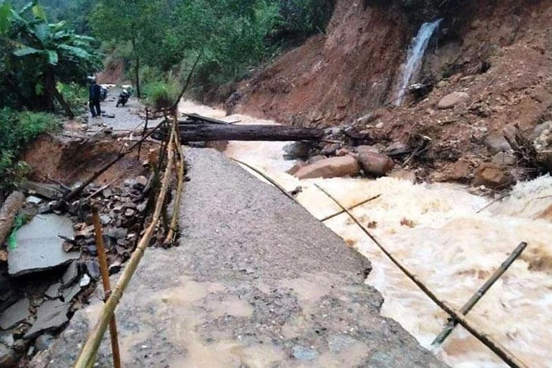 Trong 6 giờ tới, nguy cơ xảy ra lũ quét, sạt lở đất tại các tỉnh từ Thừa Thiên Huế-Khánh Hòa và khu vực Tây Nguyên. (Ảnh minh họa)