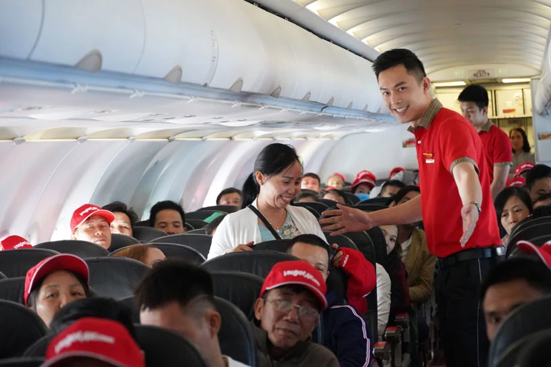 Vietjet ưu đãi giá vé bay nội địa và quốc tế tới 90% 