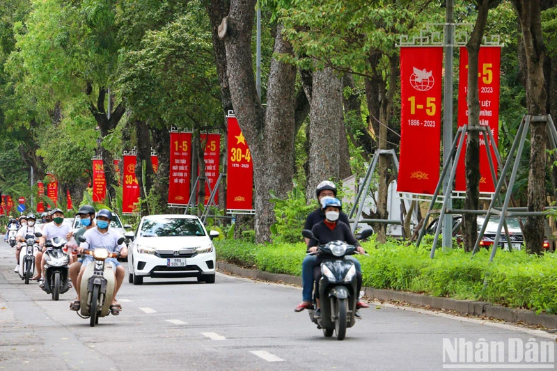Khu vực Hà Nội không mưa, trưa chiều trời nắng. (Ảnh minh họa)