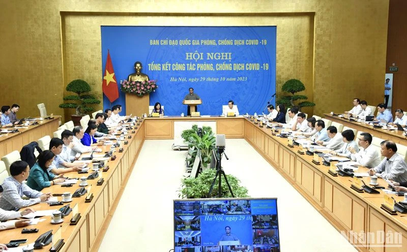 Thủ tướng Phạm Minh Chính dự và chủ trì hội nghị.