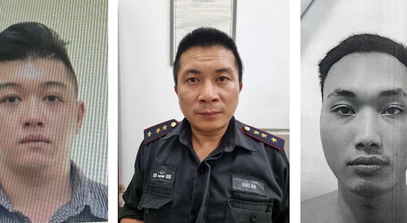 Các đối tượng, từ trái qua: Nguyễn Công Hồng, Lưu Minh Tuấn, Hoàng Gia Lộc.