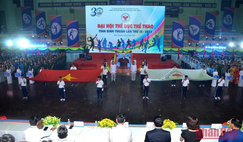 Quang cảnh Lễ khai mạc.
