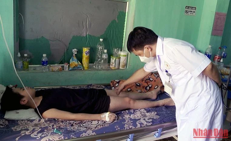 Bệnh nhân điều trị sốt xuất huyết tại Bệnh viện đa khoa tỉnh Tuyên Quang.