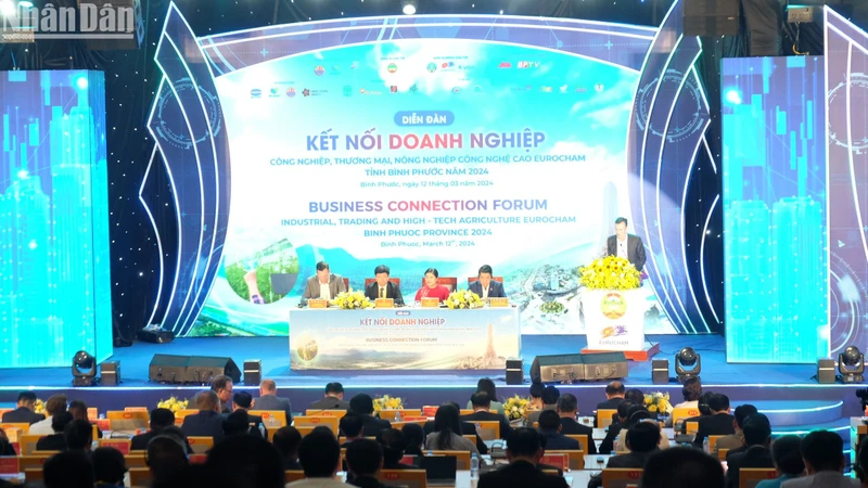 Hơn 100 doanh nghiệp tham dự Diễn đàn Kết nối doanh nghiệp công nghiệp, thương mại, nông nghiệp công nghệ cao EuroCham 2024.