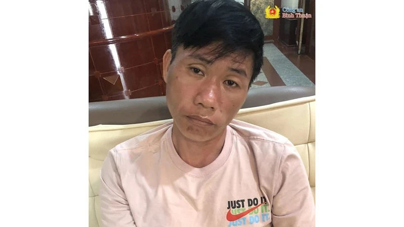 Đối tượng Hoàng Tuấn Điệp bị bắt.