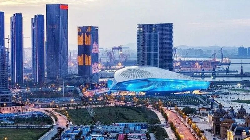 Trung tâm Hội nghị WEF tại Đại Liên, Trung Quốc.