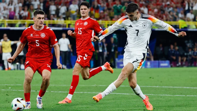 Kai Havertz mở điểm cho tuyển Đức. (Ảnh: Reuters)
