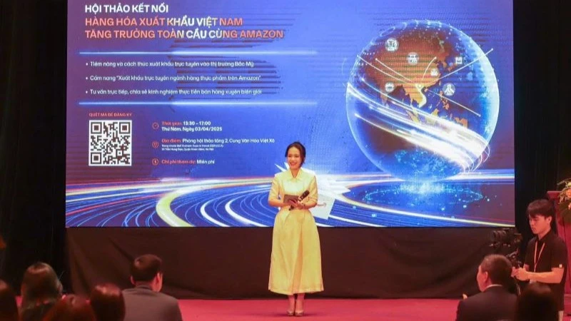 Hội thảo kết nối với chủ đề "Hàng hóa xuất khẩu Việt Nam - Tăng trưởng toàn cầu cùng Amazon".