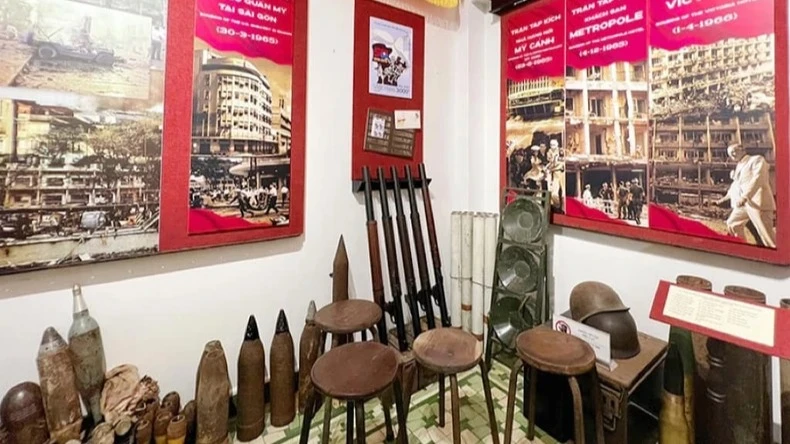 Bên trong Bảo tàng Biệt động Sài Gòn-Gia Định. (Ảnh: Fb Bảo tàng Biệt động Sài Gòn-Gia Định)