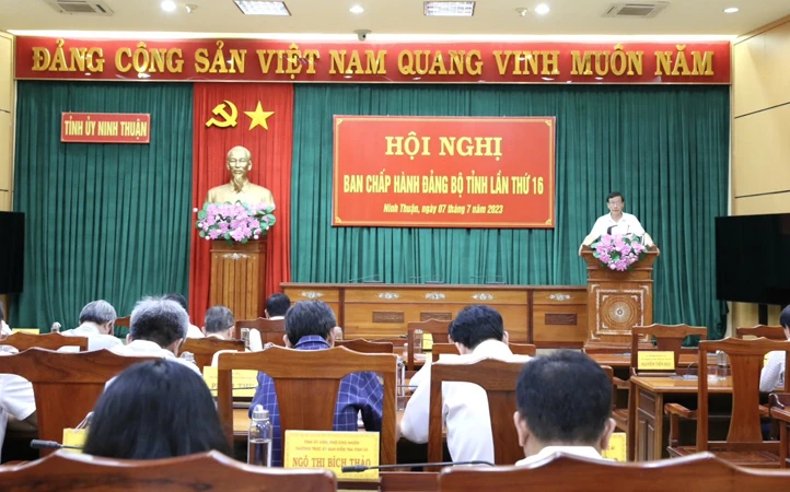 Quang cảnh buổi hội nghị.